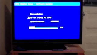 Updating the SHARP AQUOS Firmware [upl. by Andriette]