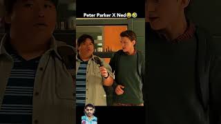 Peter Parker and Ned using Tony Starks technology to track villains🔥🫡 ytshorts marvel shorts [upl. by Amerak]