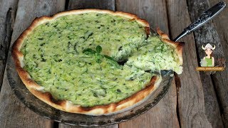 Torta salata con zucchine formaggio e menta [upl. by Faber]