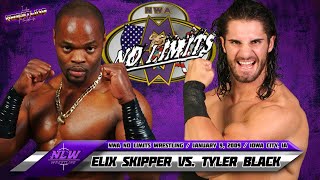 Elix Skipper vs Tyler Black Seth Rollins  No Limits Wrestling January 9 2009 [upl. by Mariko]