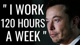 MIND BLOWING WORK ETHIC  Elon Musk Motivational Video [upl. by Ecinue]