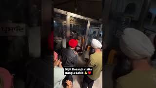 Diljit Dosanjh Visits Bangla Sahib Gurdwara Delhi  Paharganj  Delhi se Sky [upl. by Dhruv]