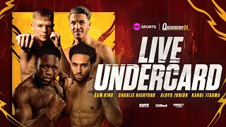 LIVE BOXING Hamzah Sheeraz vs Liam Williams undercard  Sam King Aloys Junior Karol Itauma amp more [upl. by Tica579]