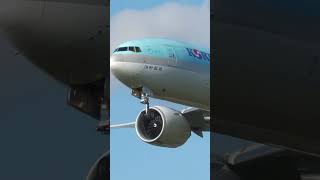 Korean Air Cargo Boeing 777F boeing aviation planespotting [upl. by Sidran]