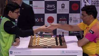 ROOK ENDING Anish Giri vs Viswanathan Anand  Global Chess League 2024  R4 [upl. by Trude]