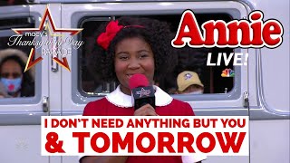 Medley from Annie LIVE  95th Annual Macys Thanksgiving Day Parade 25Nov21 [upl. by Ahlgren355]