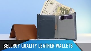 Bellroy Note Sleeve amp Card Holder Unboxing amp Overview [upl. by Astrid]