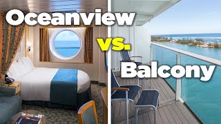 Oceanview vs Balcony cabin on a cruise ship [upl. by Chenay]