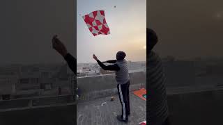 Karta kam ohi 😂😱ytshorts kiteflying 2024 [upl. by Morris955]