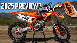 20245 KTM 450 SXF Factory Edition First Ride  Cycle News [upl. by Ahsinahs]