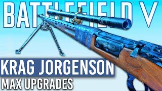 FULLY UPGRADED KRAG Battlefield 5 NEW SNIPER [upl. by Aleyak]