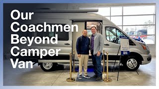 2022 Coachmen Beyond 22RB LI3 RV Tour  Day 1 Picking Up Our New Class B Camper Van [upl. by Arhoz]