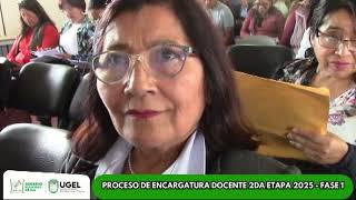 Proceso de encargatura docente 2da etapa 2025  Fase 1 [upl. by Clarisa]