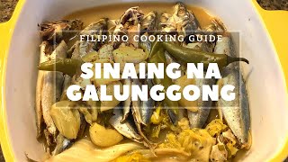 HOW TO COOK SINAING NA GALUNGGONG WITHOUT KAMIAS FILIPINO COOKING GUIDE 🇨🇦🇵🇭🍽😍 [upl. by Kuebbing]