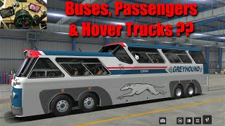 How To Pick Up Passengers in ATS  Hover Trucks WHat The [upl. by Hollie527]