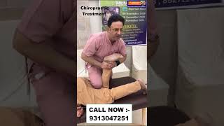 Chiropractic Treatment in Delhi  Dr Varun  Call  9313047251  delhi doctor backpainrelief [upl. by Synned]