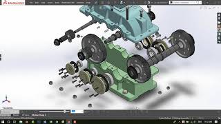 Mô phỏng phân rã trong SOLIDWORKS Exploded View in SOLIDWORKS [upl. by Ojyllek219]