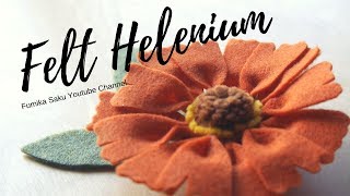 DIY Felt Helenium [upl. by Anavas4]