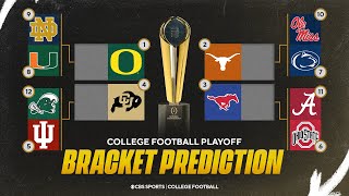 College Football Playoff PREDICTIONS Oregon over Ole Miss in the National Championship [upl. by Napas810]