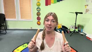 Rhythm Sticks Song for Infants Toddlers and PreschoolersTap Your Sticks 1 2 3 [upl. by Enelrihs300]