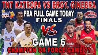 BRGY GINEBRA vs TNT Game 6 Finals PBA Live Full Game Today Force Game 7 Smart Court  2K24 [upl. by Vasta]