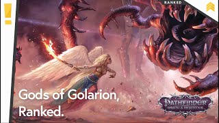 Pathfinder Lore Gods of Golarion  RANKED [upl. by Hannad323]