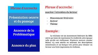 Commentaire composé français seconde générale [upl. by Anoek]