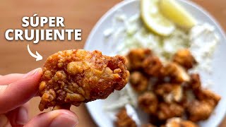 Pollo frito Japonés Súper Crujiente Karaage  Cocina con Coqui [upl. by Kruter348]