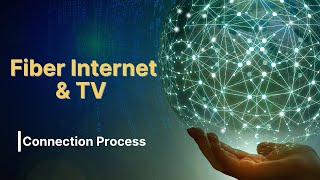 Fiber Internet connection process  How fiber Internet IPTV reaches our home [upl. by Burhans1]