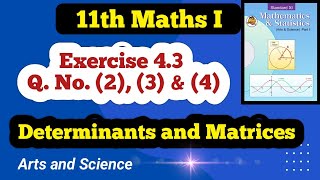 Class 11th Maths Exercise 43 Q No 23 amp 4  Determinants and Matrices [upl. by Dymphia426]