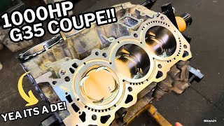 My 1000HP G35 ENGINE BUILD  800HP BMW M5 RIPSS [upl. by Schaaff]