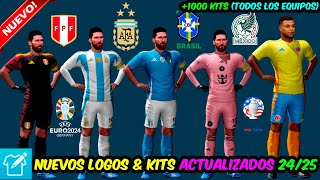 😍 COMO PONER KITS Y LOGOS AL DREAM LEAGUE SOCCER 2024 UNIFORMES Y ESCUDOS MUY FÁCIL Y RAPIDO [upl. by Culbertson774]