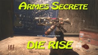 Black Ops 2  Armes Secrètesecret weapon DIE RISE [upl. by Eimaraj]