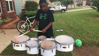 Awesome Drummer Jig 2 Quad Part Atlanta Drum Academy [upl. by Oirrad]