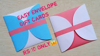 How To Make Paper Gift Card Step By Step Tutorial  Envelope Making Ideas  DIY Surprise Gift Cards [upl. by Talia206]