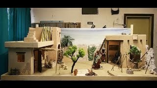 Diorama Presepe  tipico Cortile arabo [upl. by Ayatan638]