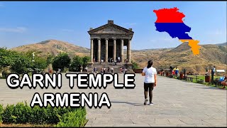 GARNI TEMPLE HISTORICAL LANDMARK  THE ONLY PAGAN TEMPLE LEFT IN ARMENIA  GARNI VILLAGE  ARMENIA [upl. by Cranston]