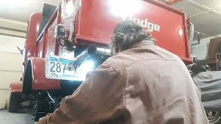 1941 hemi Dodge truck build Episode 2 installing shackles then grease zerk disaster [upl. by Raynata]