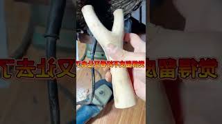 The whole process of making a slingshot from handmade woodshorts slingshot shooting foryou [upl. by Thagard190]