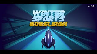 WINTER SPORTS BOBSLEIGH MOBILE GAME ANDROID GAMEPLAY 2024 [upl. by Akinyt]