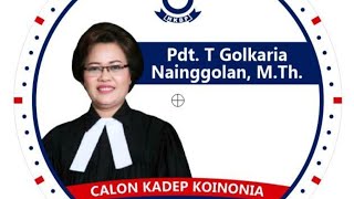 The One and Only Pdt Golkaria Nainggolan MTh Calon KADEP KOINONIA HKBP [upl. by Miltie]