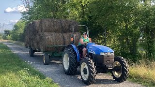 Took The Bulls To The Stockyard Then Got Busy Hauling Hay 72024 [upl. by Hairehcaz92]