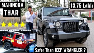 New Mahindra Thar  Indias Safest OffRoad SUV  New Interiors Features  Mahindra Thar 2022 4X4 [upl. by Rehotsirk]