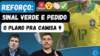 🚨SINAL VERDE por REFORÇO e uma exigência  O plano pra 9 com Braith Arezo e 1  Grêmio pra decisão [upl. by Ainessey244]