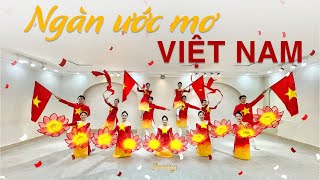 Múa NGÀN ƯỚC MƠ VIỆT NAM  Vũ đoàn Fevery [upl. by Atter23]