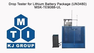 Drop Tester for Lithium Battery Package UN3480  MSKTE908BUL [upl. by Hsirk67]