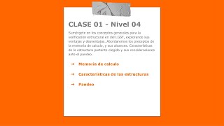 Clase 01  Nivel 04  Verificación Estructural en Steel Framing [upl. by Dry]