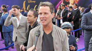 Aladdin Original Voice of Aladdin  Scott Weinger  at World Premiere [upl. by Anoif]