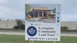 Lexington Community Land Trust Community Center Groundbreaking [upl. by Keely]