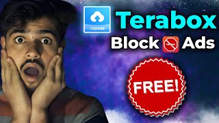 How To Remove Ads From Terabox [upl. by Redyr]